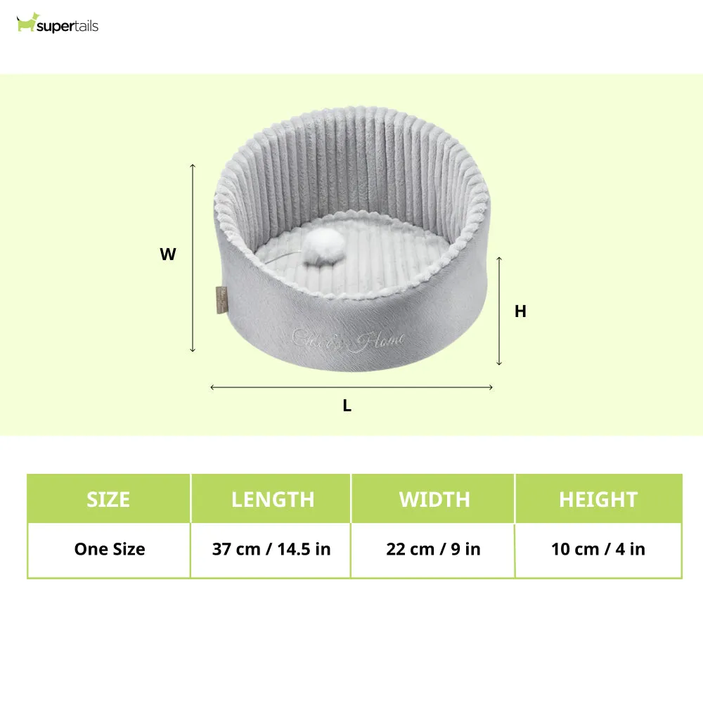 Chloe's Home Neapol Bed for Dogs and Cats (Grey)