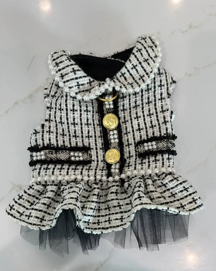 Country Club Black/White Tweed