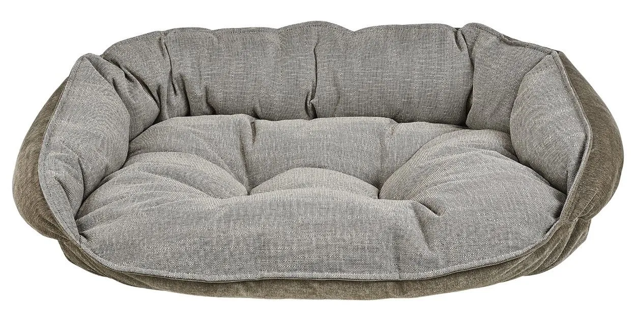 Crescent Bed | Truffle Linen
