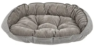 Crescent Bed | Truffle Linen