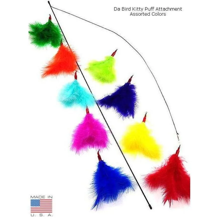 Da Bird Refill Kitty Feather Puff for Flicker Wand Cat Toy***