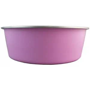 Delisio Design Stainless Steel Dog Bowl Pink Medium ($)($)