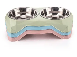 Diamond Double Bowl 33*16.5*6.5Cm