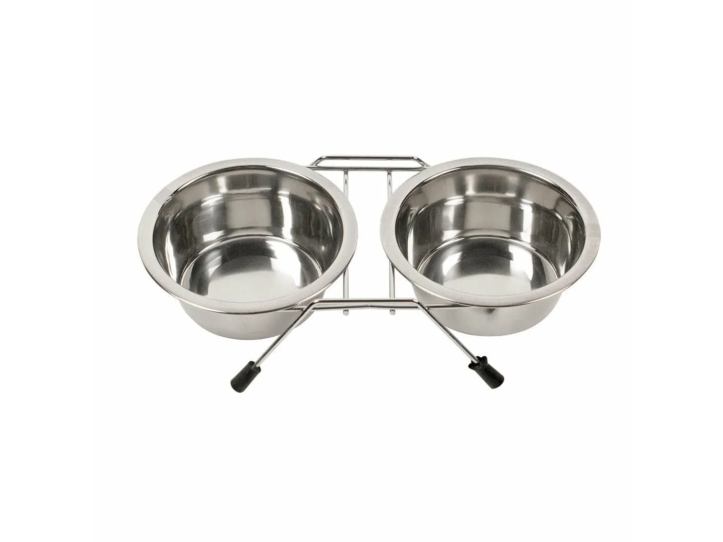 DINNER SET WIRE STAND   BOWLS L - 2x21cm silver