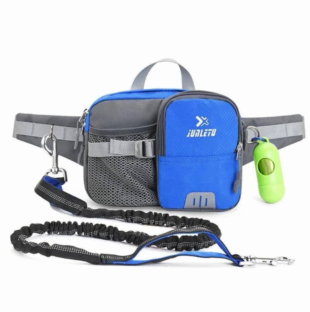Dog Walking Belt & Lead - Hiking, Running Fully Adjustable