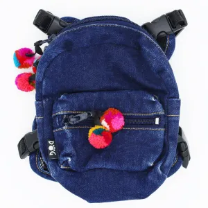 Doggie Denim Backpack Harness Vest