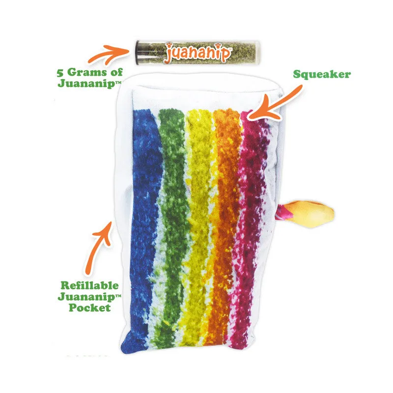 Doggijuana Get the Pawty Started Refillable Juananip Cake Toy
