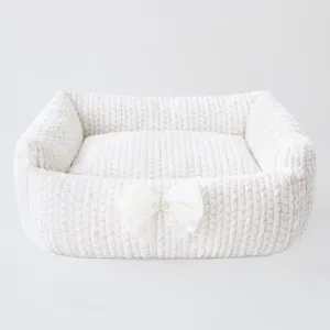 Dolce Dog Bed in Ivory