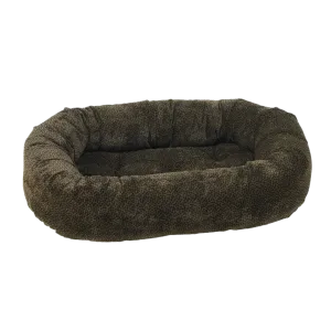 Donut Bed | Chocolate Bones Microvelvet