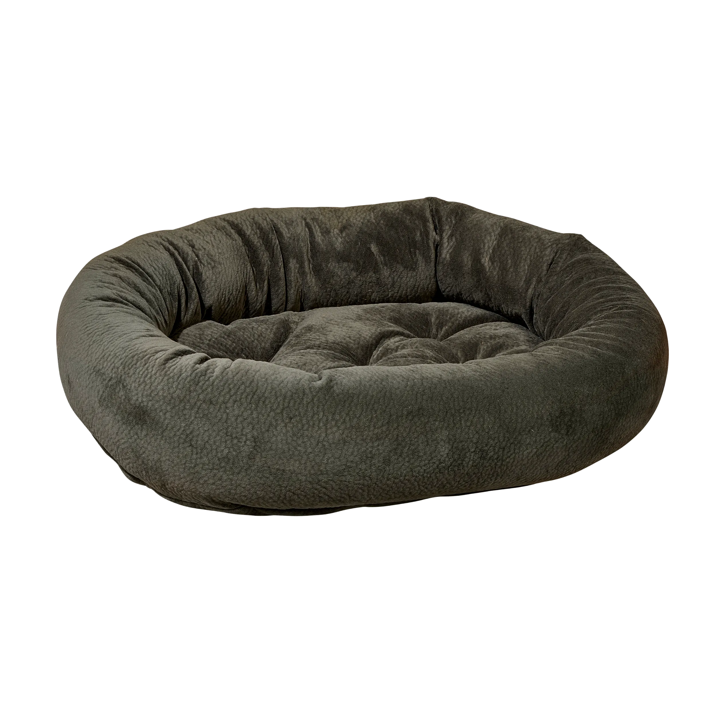 Donut Bed | Coal Microvelvet