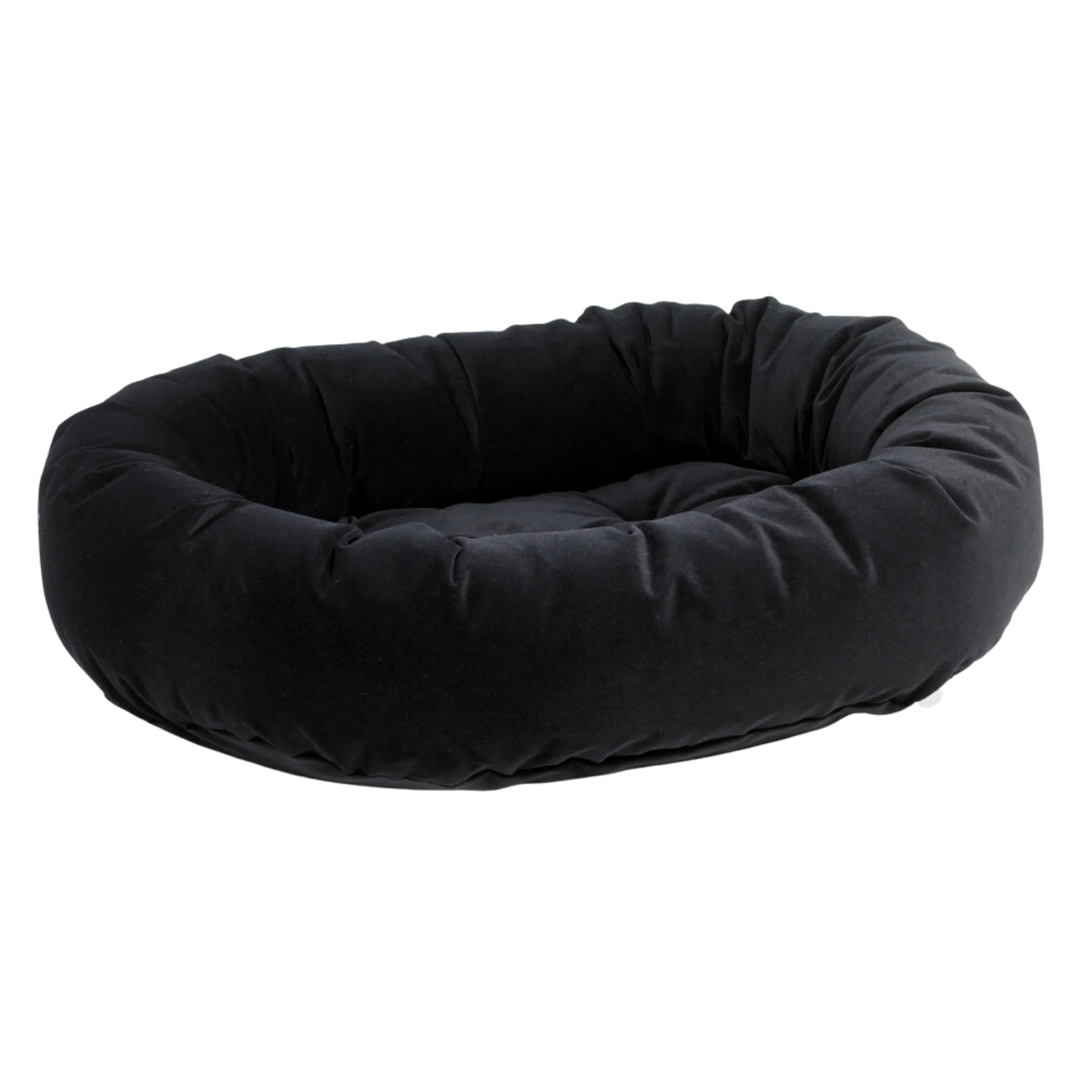 Donut Bed | Ebony Microvelvet