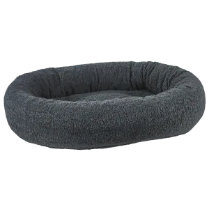 Donut Bed | Grey Sheepskin Faux Fur