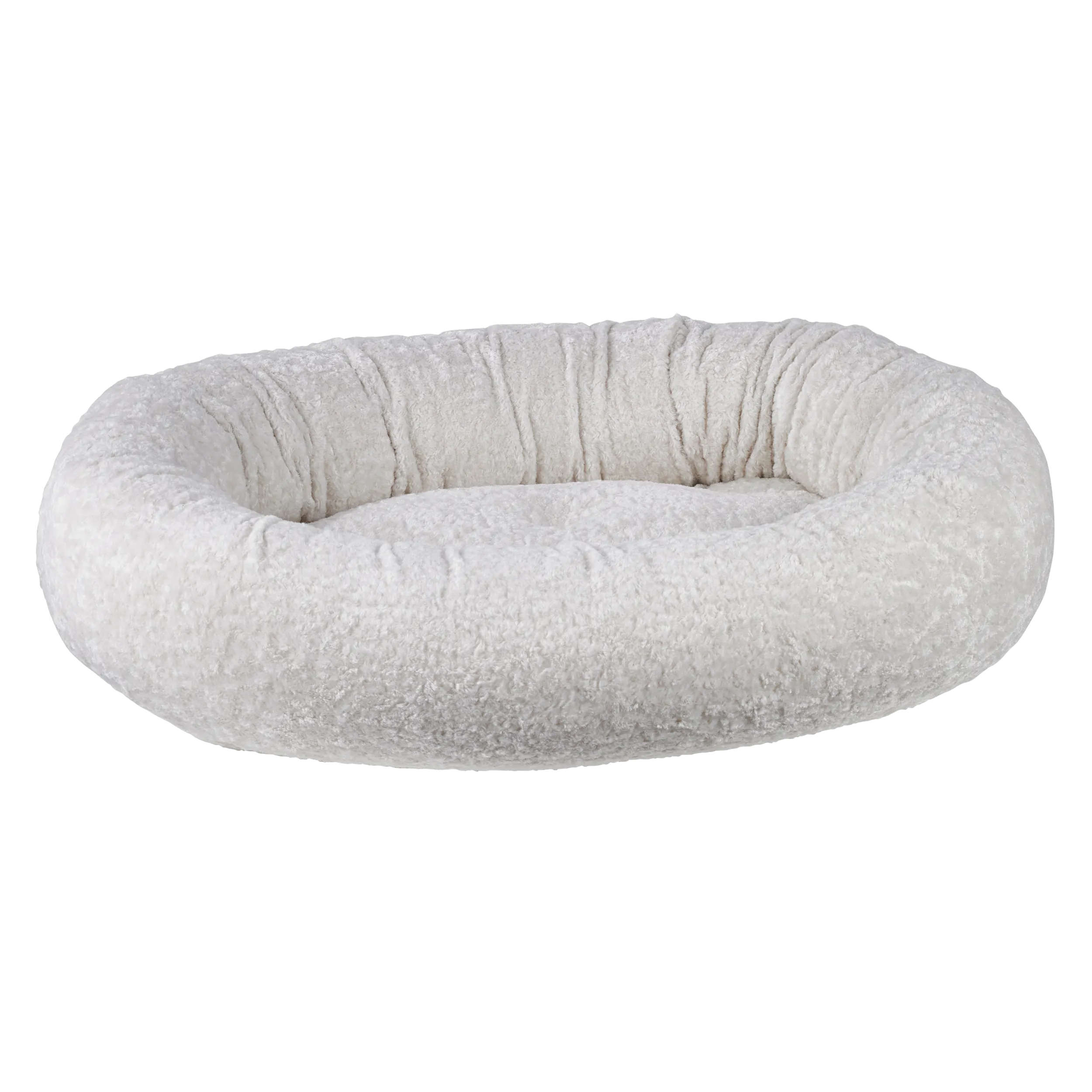 Donut Bed | Ivory Sheepskin Faux Fur