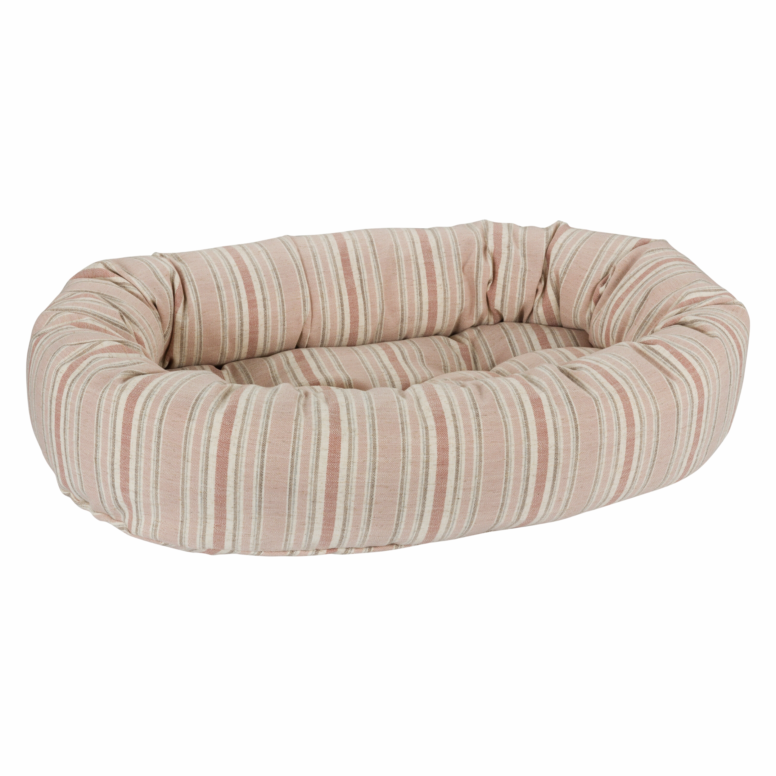 Donut Bed | Sanibel Stripe Linen