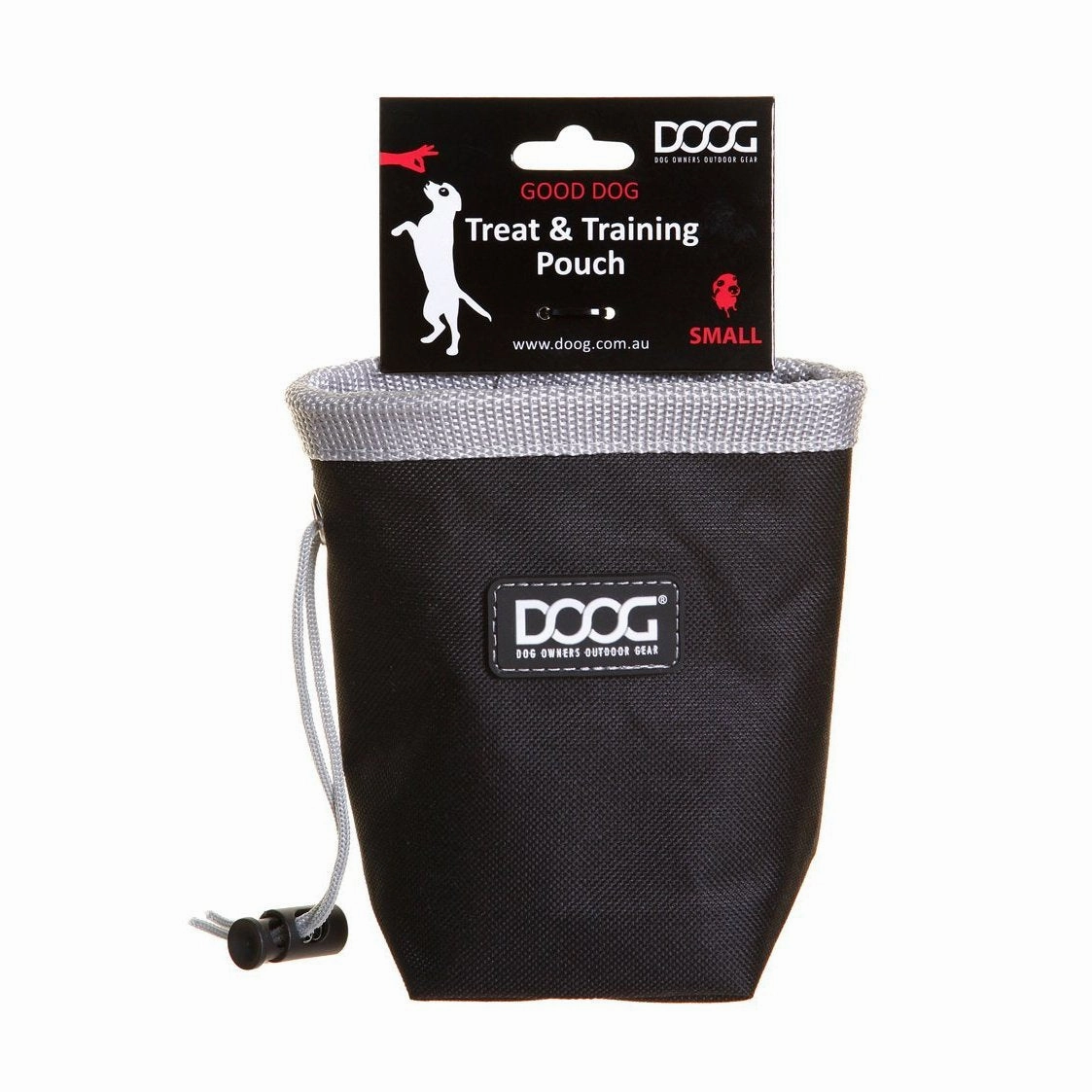 Doog Treat Pouch Black/Grey Mini