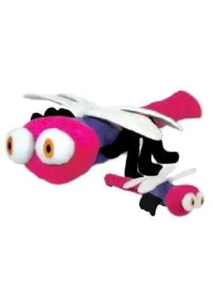 Dragonfly Dog Toy - Pink