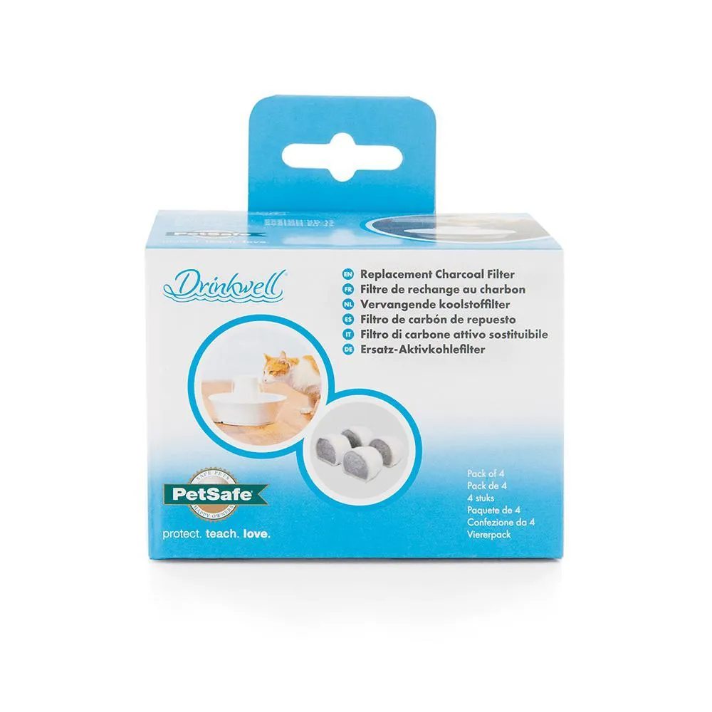 Drinkwell Replacement Charcoal Filter 4 Pack