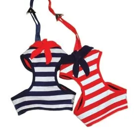 EasyGo Sailor Step In Harness & Leash - Red