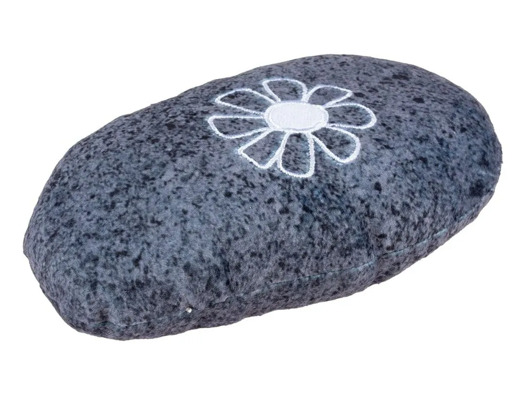 ECO Blossom kicking pillow & catnip 20x11,5x5cm grey
