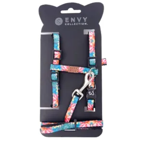 Envy Cat Harness Set Tropical Blush