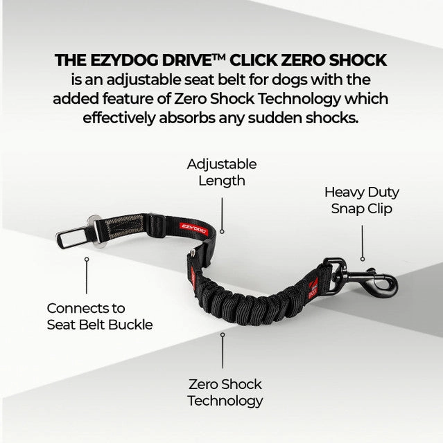 EzyDog Click Zero Shock Car Restraint for Dogs ($)($)