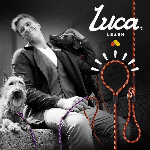EzyDog Luca Dog Lead Red 8mm ($)($)