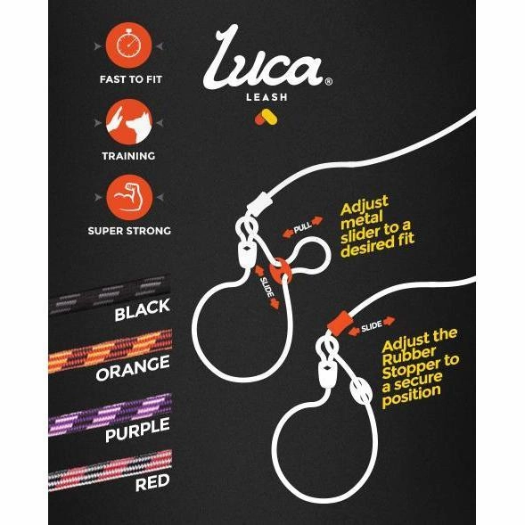 EzyDog Luca Dog Lead Red 8mm ($)($)