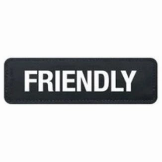 EzyDog Side Patch Label Friendly for Saddle Bags, Convert and Express Harness Small ($)($)