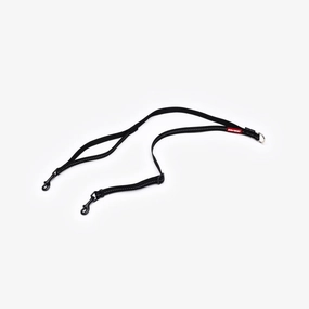EzyDog Soft Touch Adjustable Lite Coupler Black 35-60cm ($)($)