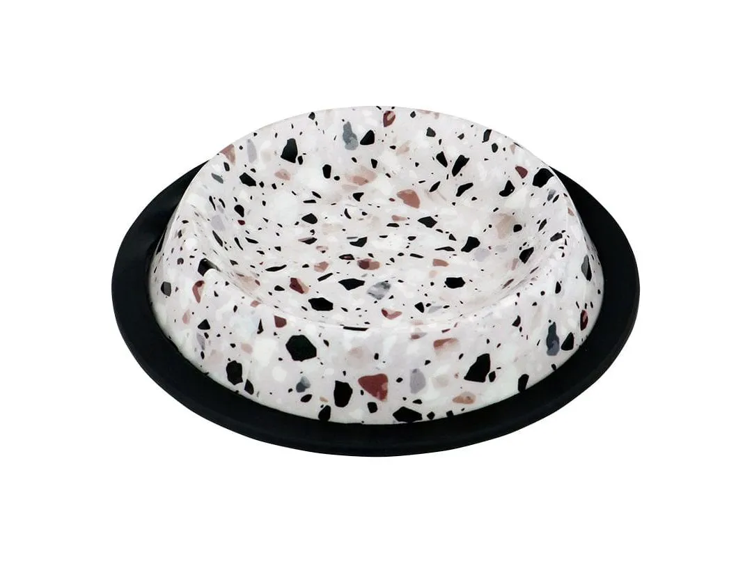 Feeding Bowl Deco Fix Terrazzo Look