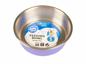 FEEDING BOWL MATTE FIX 12,8cm purple