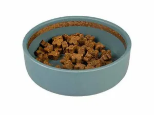 Feeding bowl Stone hush 350ml - 12,7x12,7x4,5cm blue