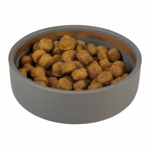 Feeding bowl Stone hush 350ml - 12,7x12,7x4,5cm grey