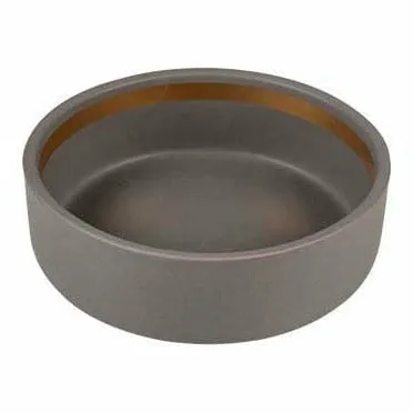 Feeding bowl Stone hush 350ml - 12,7x12,7x4,5cm grey