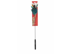 Fishing Rod For Cats With Softgrip Handle - Orange