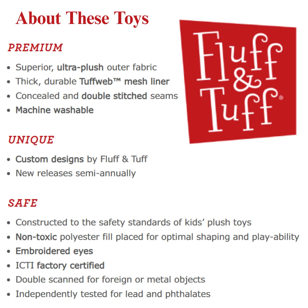 Fluff & Tuff Squirt Octopus Plush Dog Toy