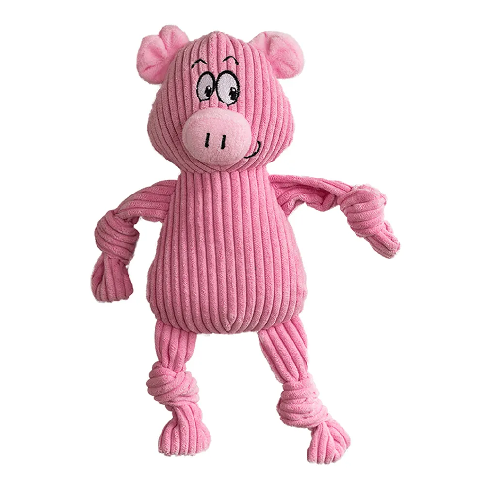 FOFOS Fluffy Pig Dog Toy