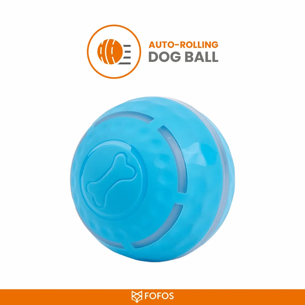 FOFOS Rechargeable Rolling Ball Smart Toy for Dogs