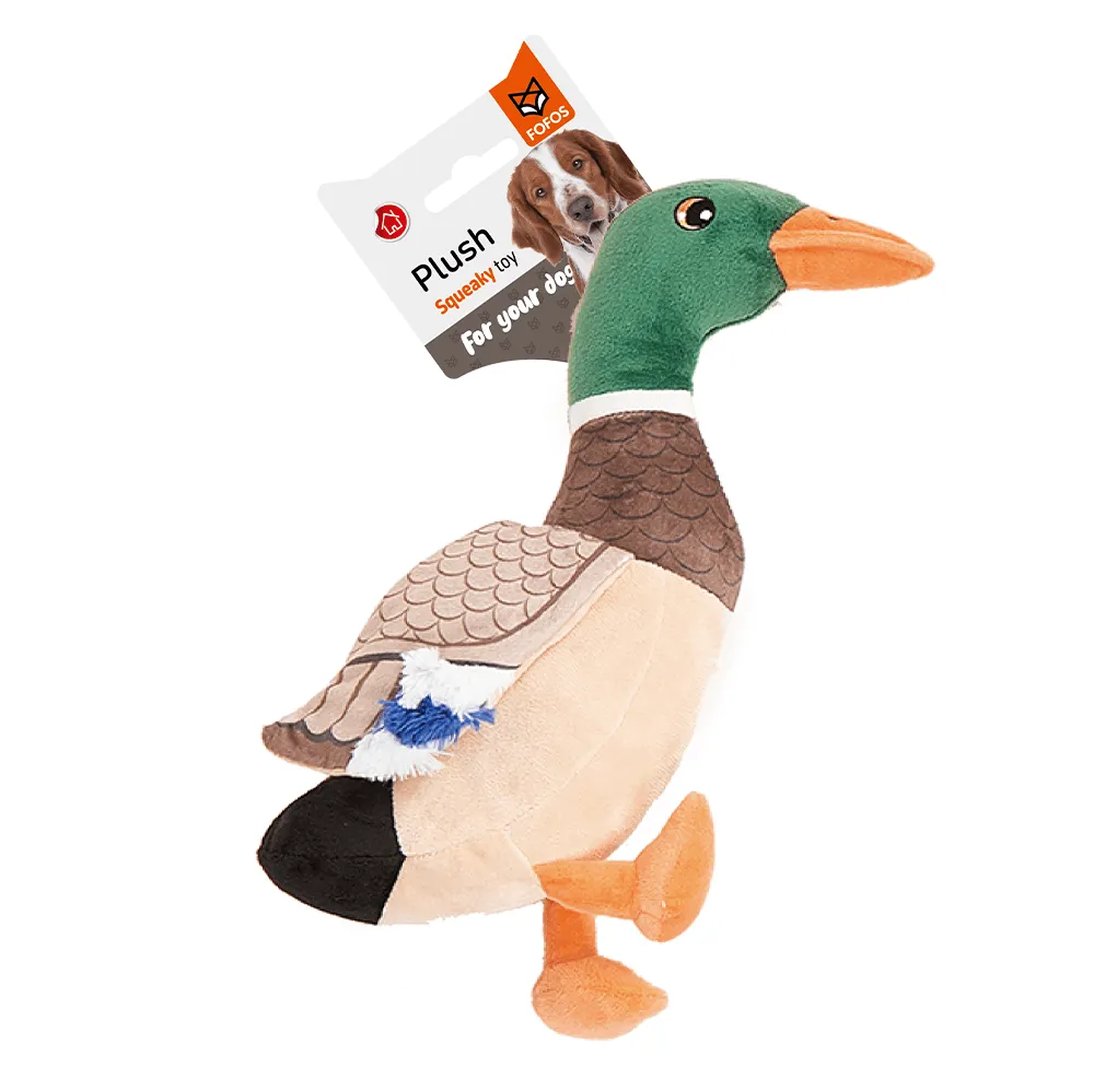 FOFOS Wild Duck Plush Dog Toy