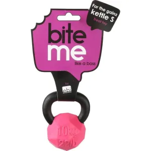 For The Gainz - Kettlebell Dog Toy Purple/Black
