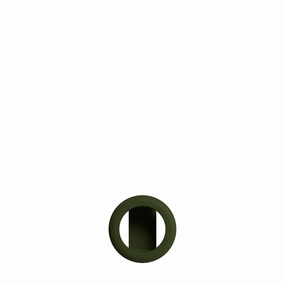 frank green Khaki AirTag Holder Large