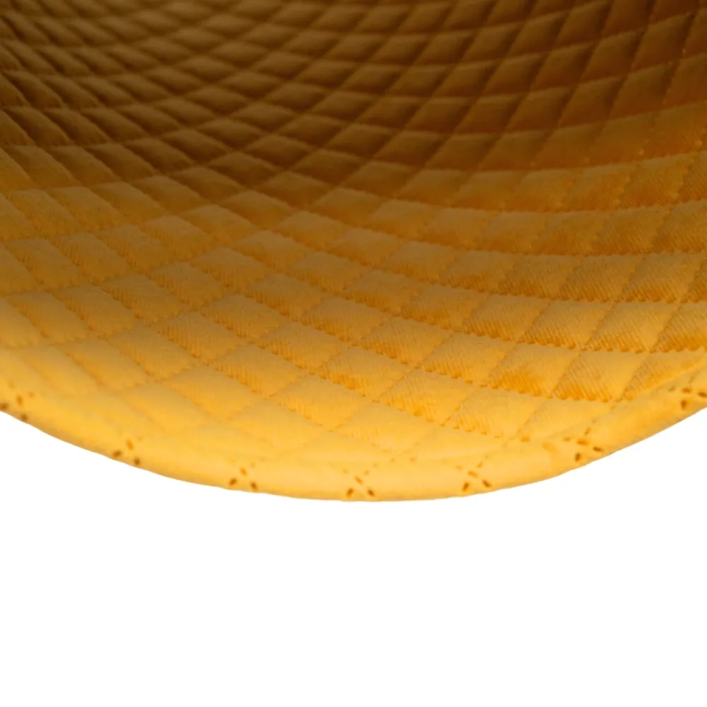 FurryLiving Lola Side Table with Perch Fabric for Cats (Honey/Yellow)