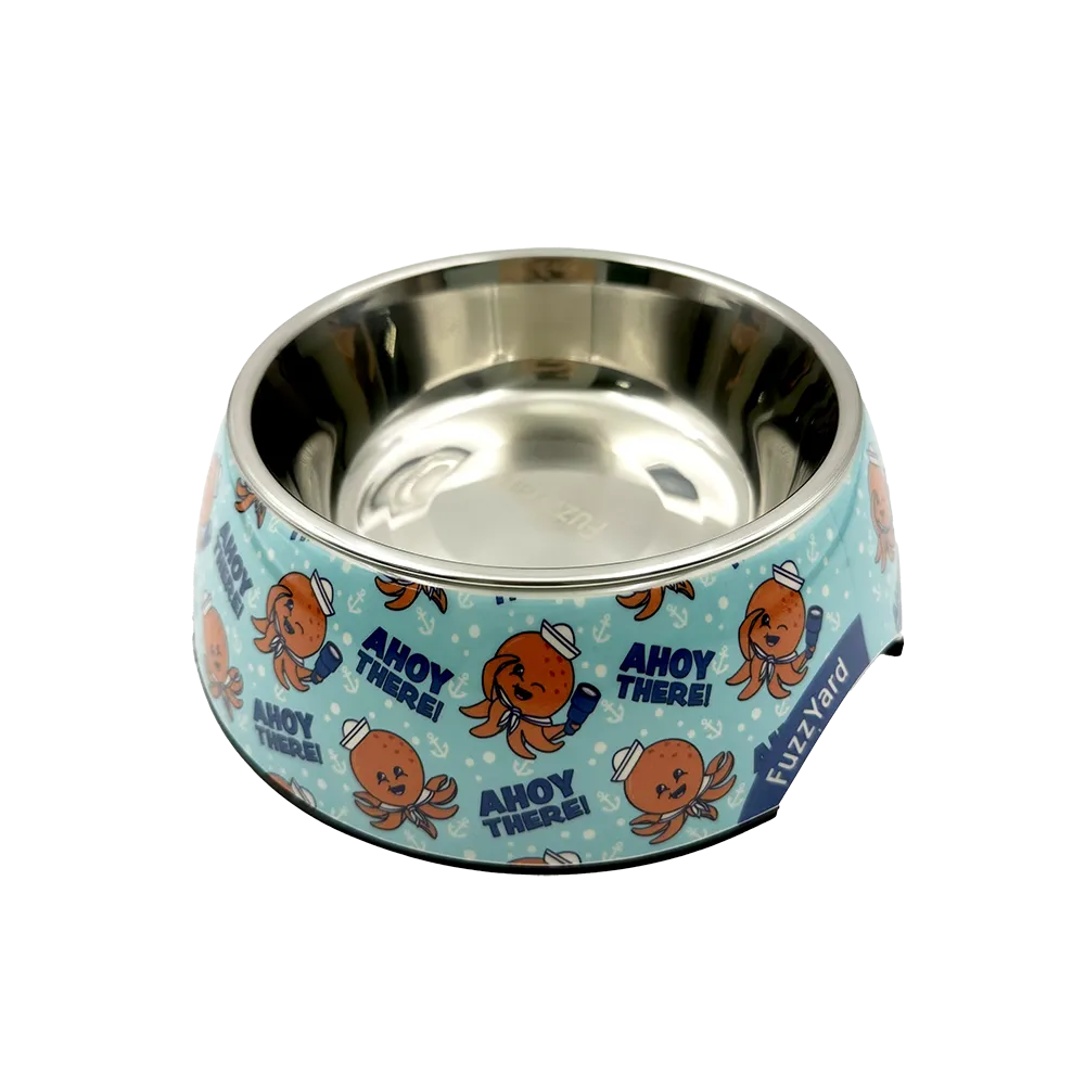 Fuzzyard Dog Bowl Ahoy There! L