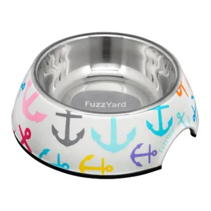 Fuzzyard Dog Bowl Melamine Ahoy S