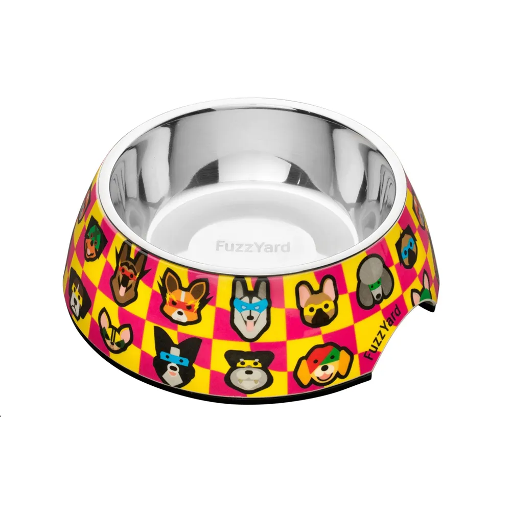 Fuzzyard Dog Bowl Melamine Doggoforce L
