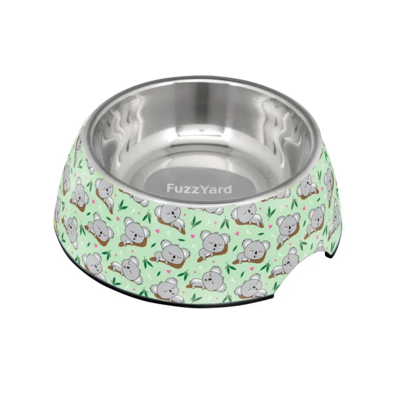 Fuzzyard Dog Bowl Melamine Dreamtime Koalas M