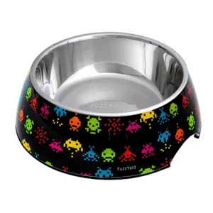 Fuzzyard Dog Bowl Melamine Space Raiders M