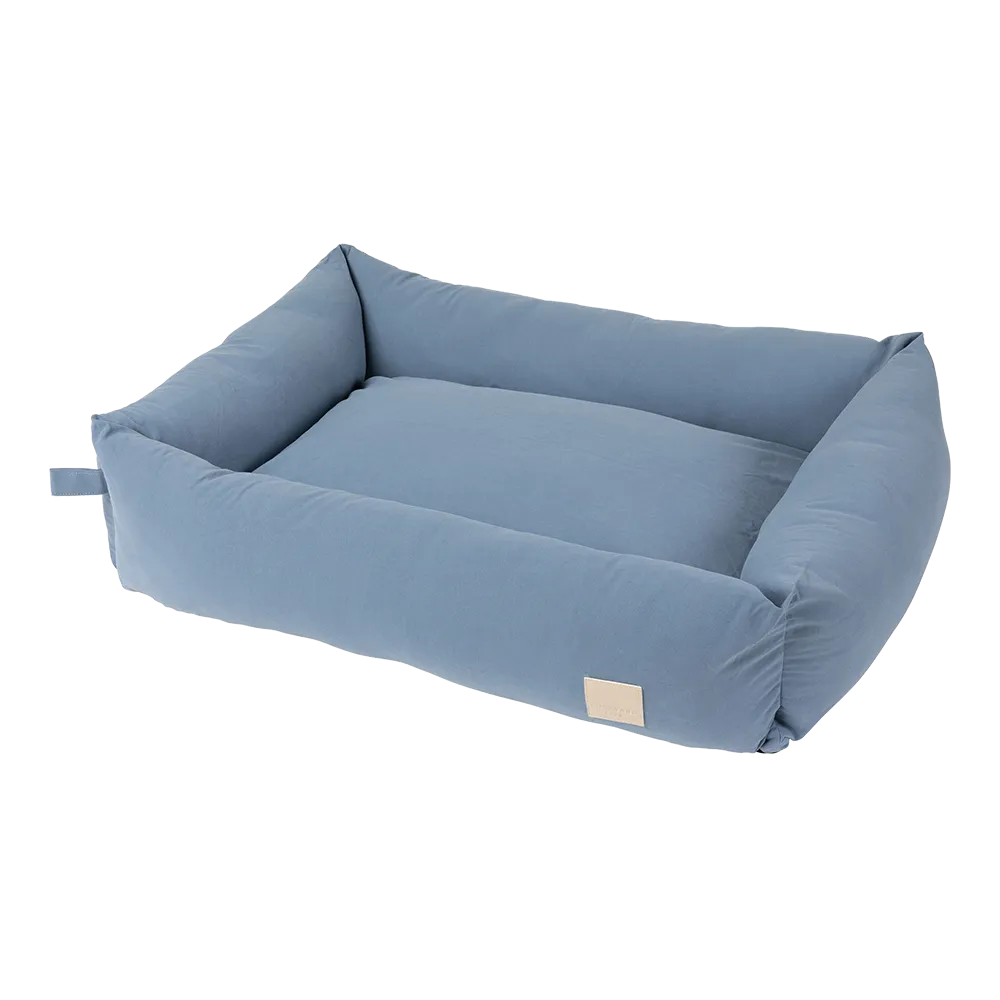 Fuzzyard Pet Bed Premium Lounge Life French Blue M