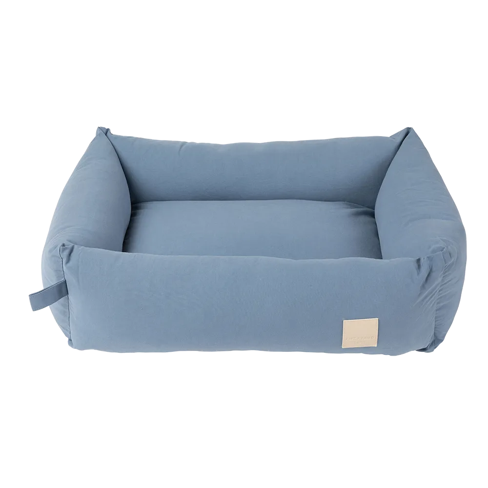Fuzzyard Pet Bed Premium Lounge Life French Blue S