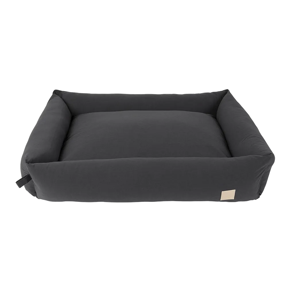 Fuzzyard Pet Bed Premium Lounge Life Slate Grey L
